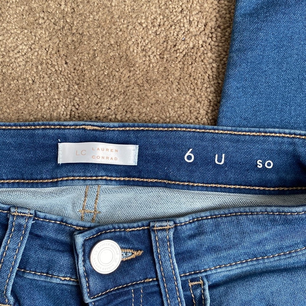 LC Lauren Conrad high waisted skinny jeans - Picture 6 of 8